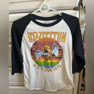 Led Zeppelin U.S. Tour 1975 Raglan Tee